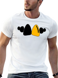 Bold Cartoon Character T-Shirt - Black