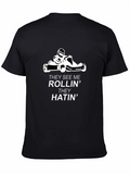 Rollin Hatin Go-Kart Black Tee
