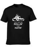 Rollin Hatin Go-Kart Black Tee