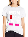 Mom of Twins Low Battery T-Shirt