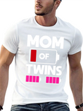 Mom of Twins Low Battery T-Shirt