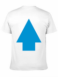 Upward Arrow Graphic Black T-Shirt
