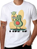 Avocado Champion Graphic T-Shirt - Black
