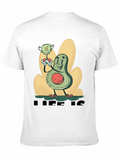 Avocado Champion Graphic T-Shirt - Black
