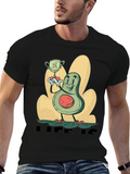 Avocado Champion Graphic T-Shirt - Black
