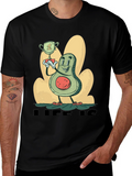 Avocado Champion Graphic T-Shirt - Black