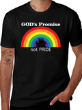 Gods Promise T-Shirt - Rainbow Noahs Ark