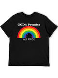 Gods Promise T-Shirt - Rainbow Noahs Ark