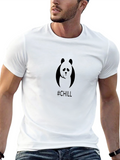 Chill Panda Graphic Tee - Relaxed Fit