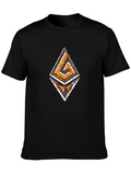 Ethereum Lava Graphic T-Shirt - Cool Crypto Style