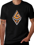 Ethereum Lava Graphic T-Shirt - Cool Crypto Style