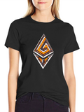 Ethereum Lava Graphic T-Shirt - Cool Crypto Style