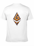 Ethereum Lava Graphic T-Shirt - Cool Crypto Style