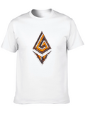 Ethereum Lava Graphic T-Shirt - Cool Crypto Style