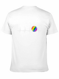 Rainbow Heartbeat Tee - Pride Love T-Shirt