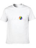 Rainbow Heartbeat Tee - Pride Love T-Shirt