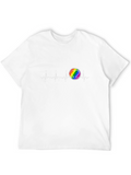 Rainbow Heartbeat Tee - Pride Love T-Shirt