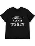 Public Land Owner Graphic Tee - Black