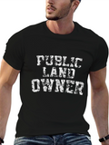 Public Land Owner Graphic Tee - Black