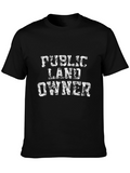 Public Land Owner Graphic Tee - Black