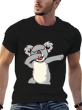Koala Dabbing Graphic T-Shirt - Soft Cotton Blend