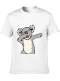 Koala Dabbing Graphic T-Shirt - Soft Cotton Blend