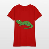 Cartoon Light Green Lizard