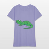 Cartoon Light Green Lizard