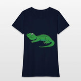 Cartoon Light Green Lizard