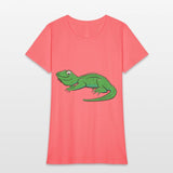Cartoon Light Green Lizard
