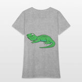 Cartoon Light Green Lizard