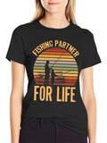 Fishing Partner For Life Graphic Tee