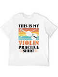 Violin Practice Shirt - Musician Tee
