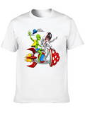 Alien & Astronaut Rocket Ride Graphic Tee