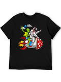 Alien & Astronaut Rocket Ride Graphic Tee