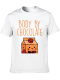 Body By Chocolate T-Shirt - Funny Foodie Tee