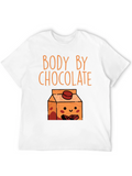 Body By Chocolate T-Shirt - Funny Foodie Tee