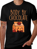 Body By Chocolate T-Shirt - Funny Foodie Tee