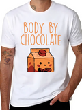 Body By Chocolate T-Shirt - Funny Foodie Tee