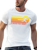 Running is Cheaper Than Therapy T-Shirt