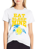 Eat Sleep Mine Bitcoin T-Shirt