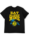 Eat Sleep Mine Bitcoin T-Shirt