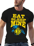 Eat Sleep Mine Bitcoin T-Shirt