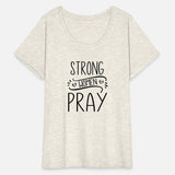 Christian Religious Strong Pray