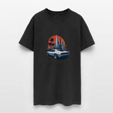 Cityscape Sunset Cruise - Sport Car T-Shirt Design