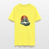 Cityscape Sunset Cruise - Sport Car T-Shirt Design