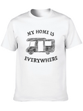 My Home Is Everywhere Camper Graphic Tee