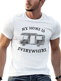 My Home Is Everywhere Camper Graphic Tee