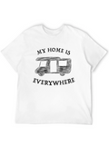 My Home Is Everywhere Camper Graphic Tee