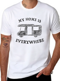 My Home Is Everywhere Camper Graphic Tee